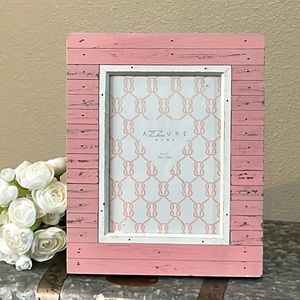 Azzure Home Pink Painted Barnwood Distressed Photo Picture Frame 5 X 7